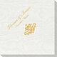 Simply Ornate Scroll Moire Napkins Image 2 of 2